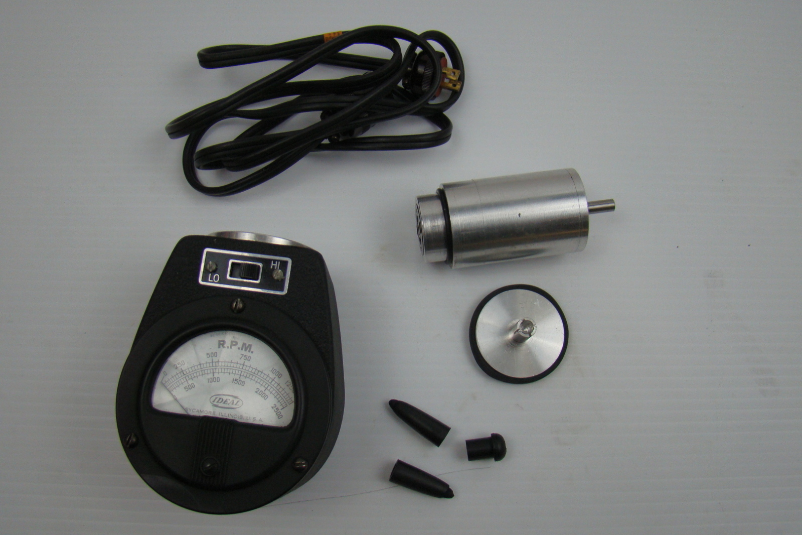Ideal Electric Tachometer 50001 02500 Rpm