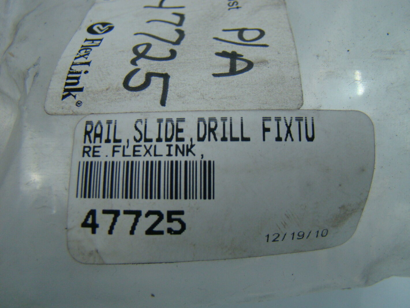 FlexLink Borrfixtur Glidlist Rail Slide Drill Fixtu 47725 eBay