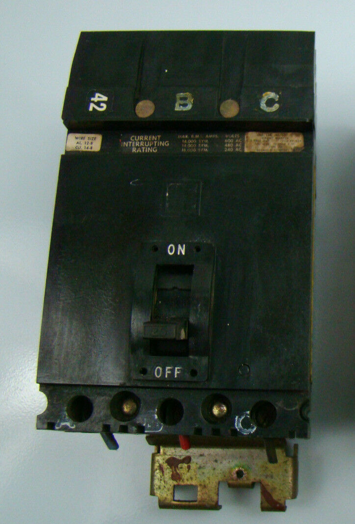 Square D ILine 20A Circuit Breaker 600VAC FA36020 eBay