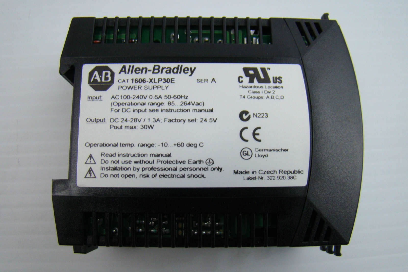 Allen Bradley 2428 Volt Power Supply 1606XLP30E