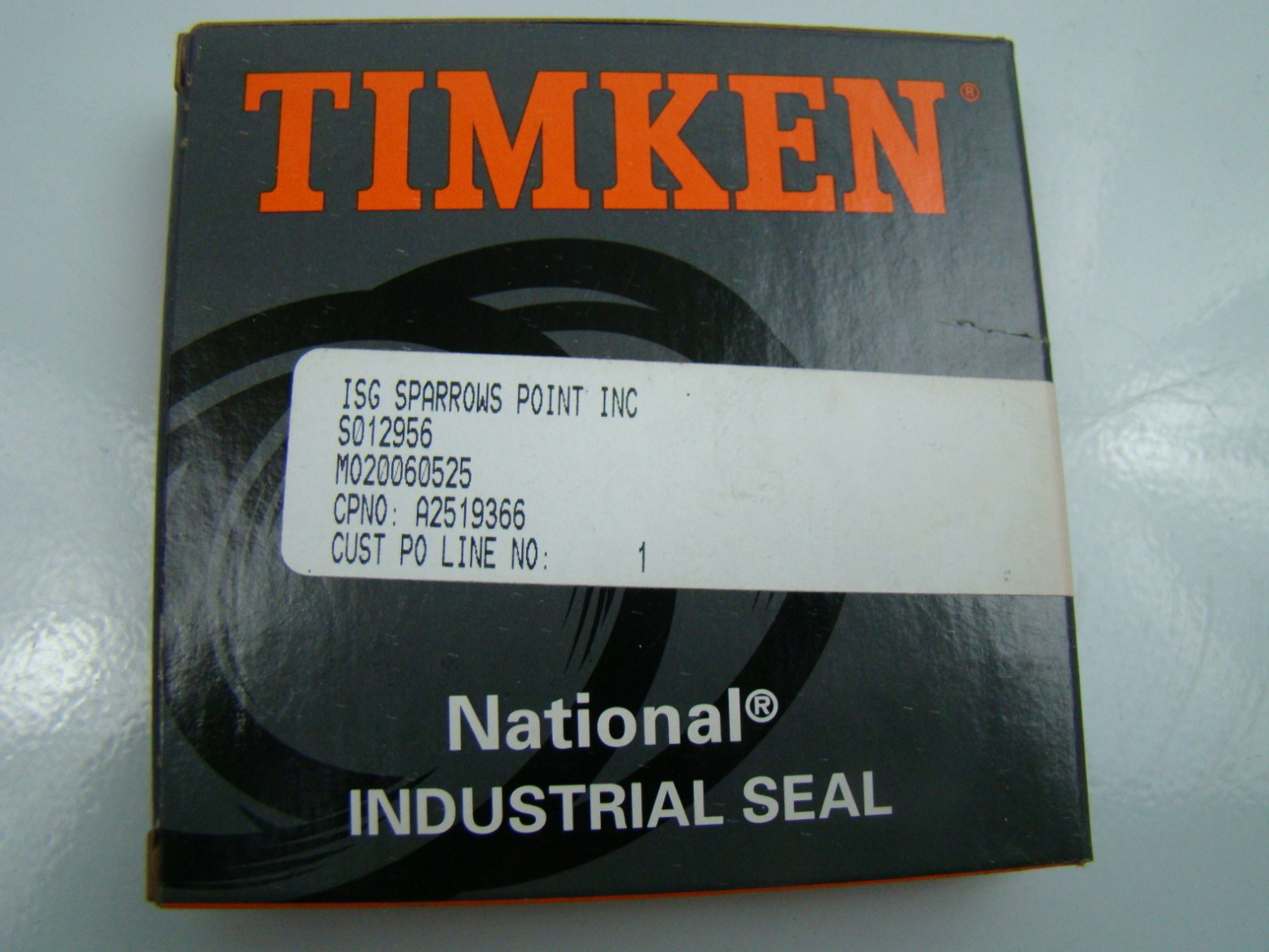 (6) Timken National Oil Seal 4.008" x 2.625" x 0.375" 417082