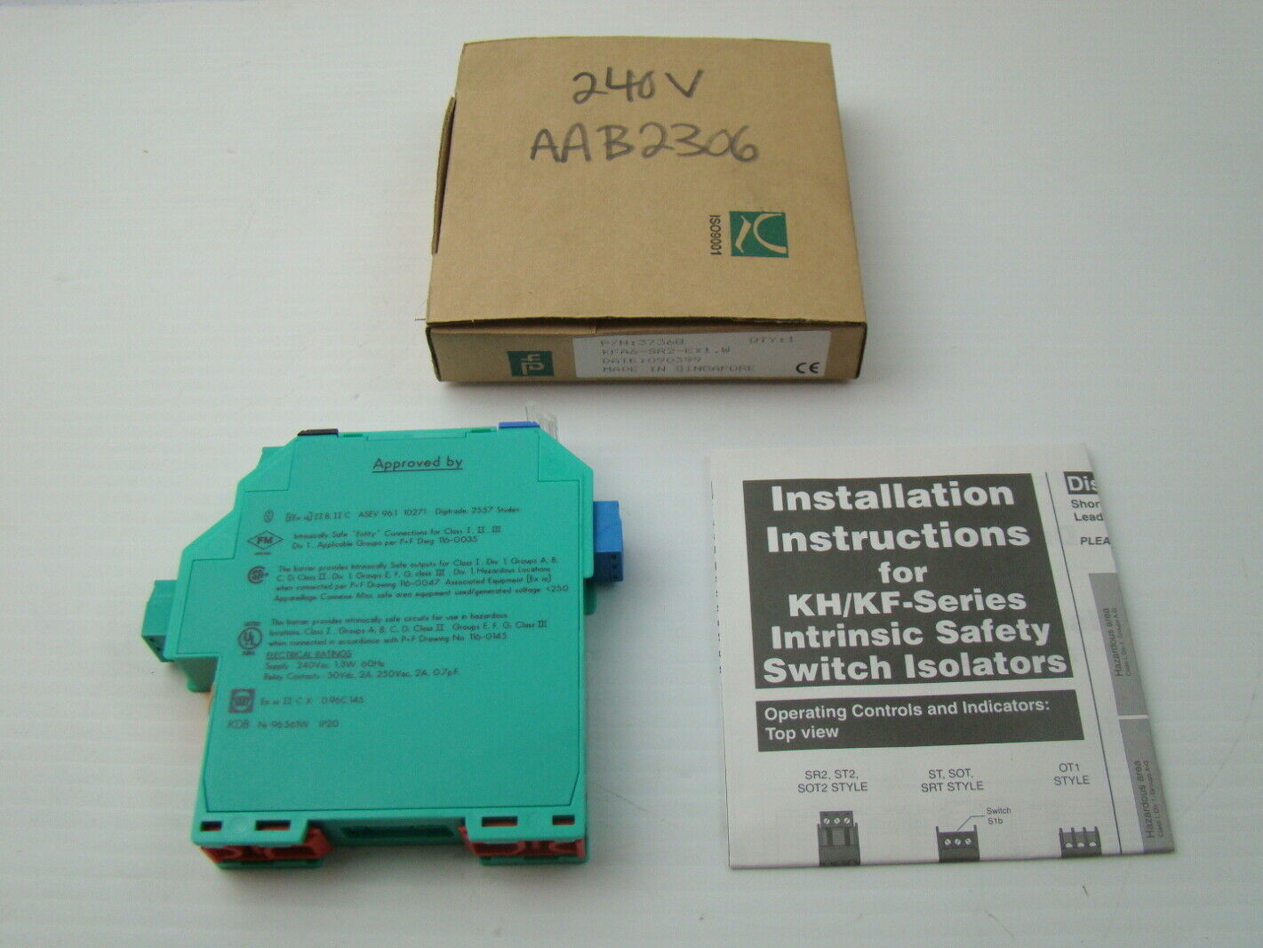 Pepperl + Fuchs Isolated Switch Amplifier KFA6SR2Ex1.W eBay