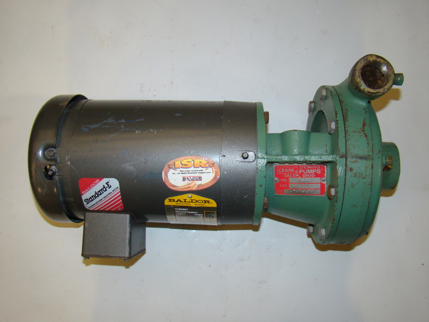 Crane Deming pump 2HP 230/460v 4358 eBay