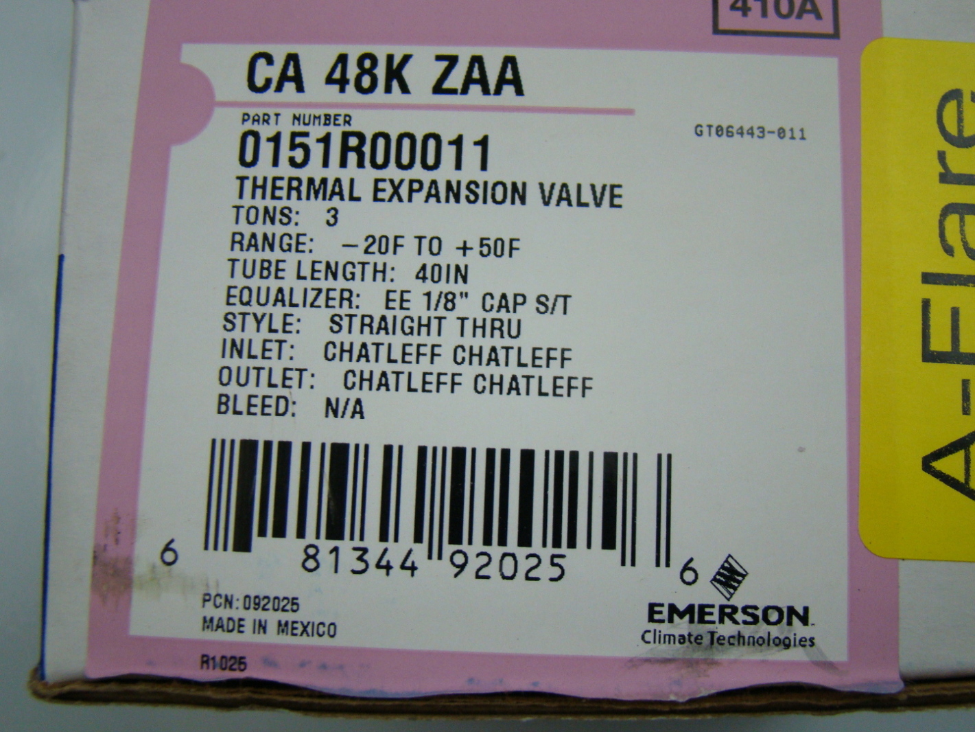 Goodman Expansion Valve Kit TX3N4 eBay