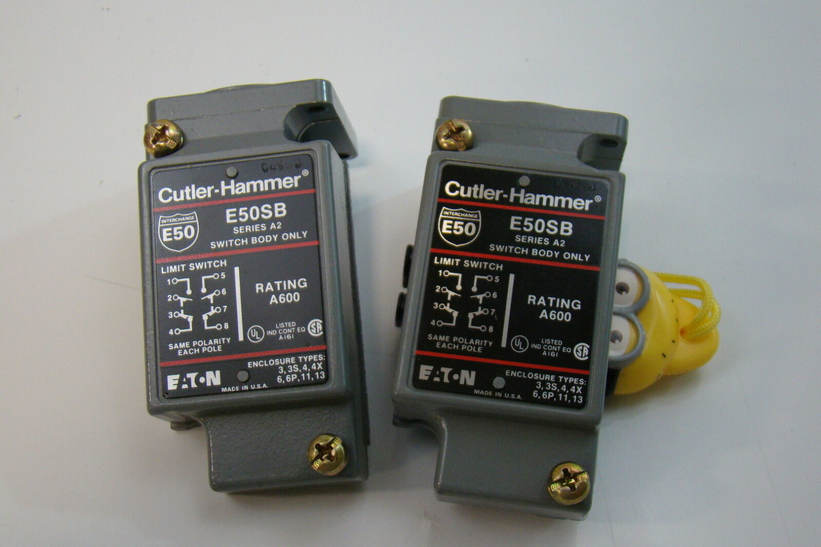 Cutler Hammer Limit Switch Body E50SB eBay