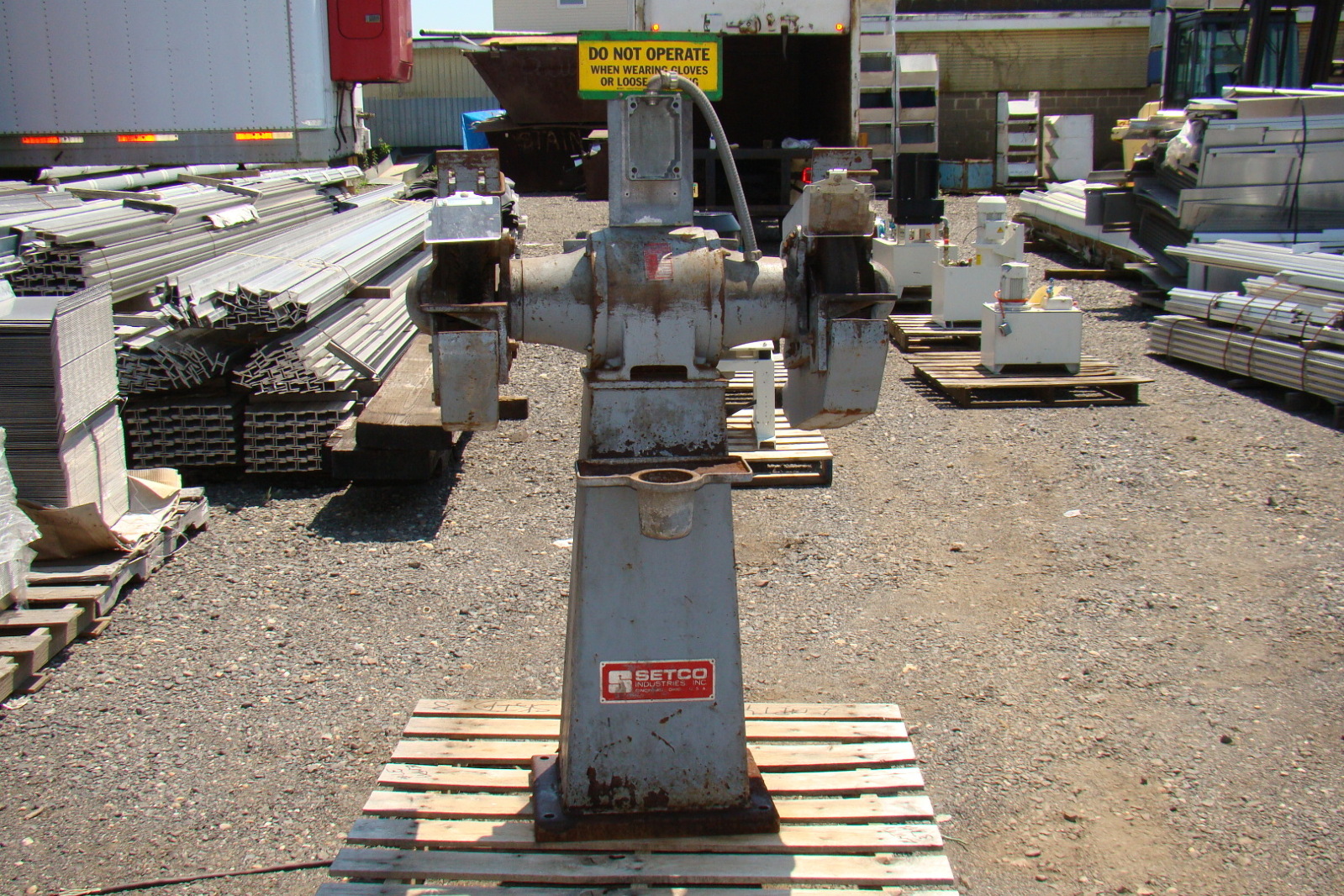 SETCO 2HP Industrial Pedestal Grinder 460v 102202 Model 106 eBay