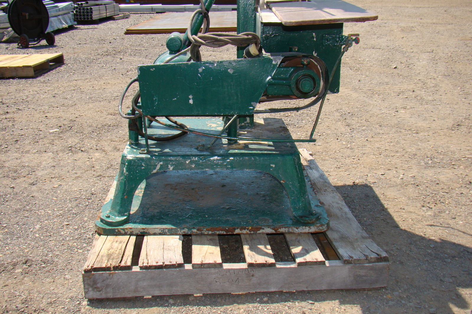 Hemery G. Lange Machine Works Glass Belt Sander No. 24487 eBay