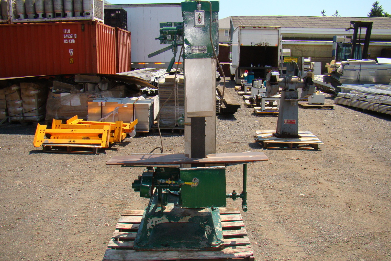 Hemery G. Lange Machine Works Glass Belt Sander No. 24487 eBay