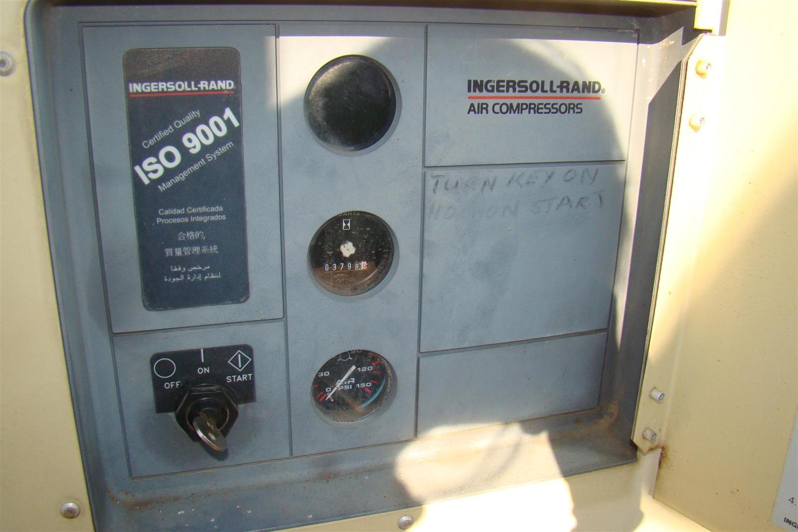 Ingersoll Rand Compressor 185 CFM Diesel Pro Tec Air Compressor 150psig