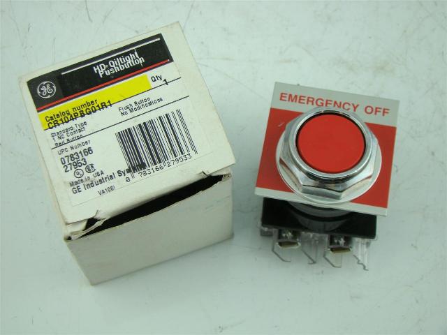 GE HD OILTIGHT PUSHBUTTON CR104PBG01R1