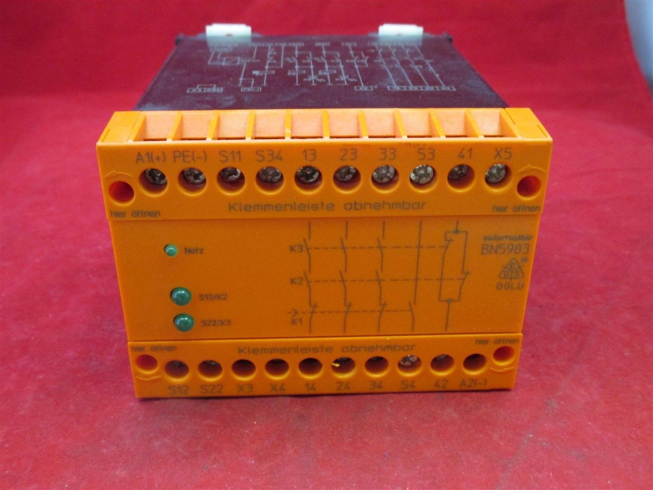 Dold BN5983 Safety Relay Process Industrial Surplus
