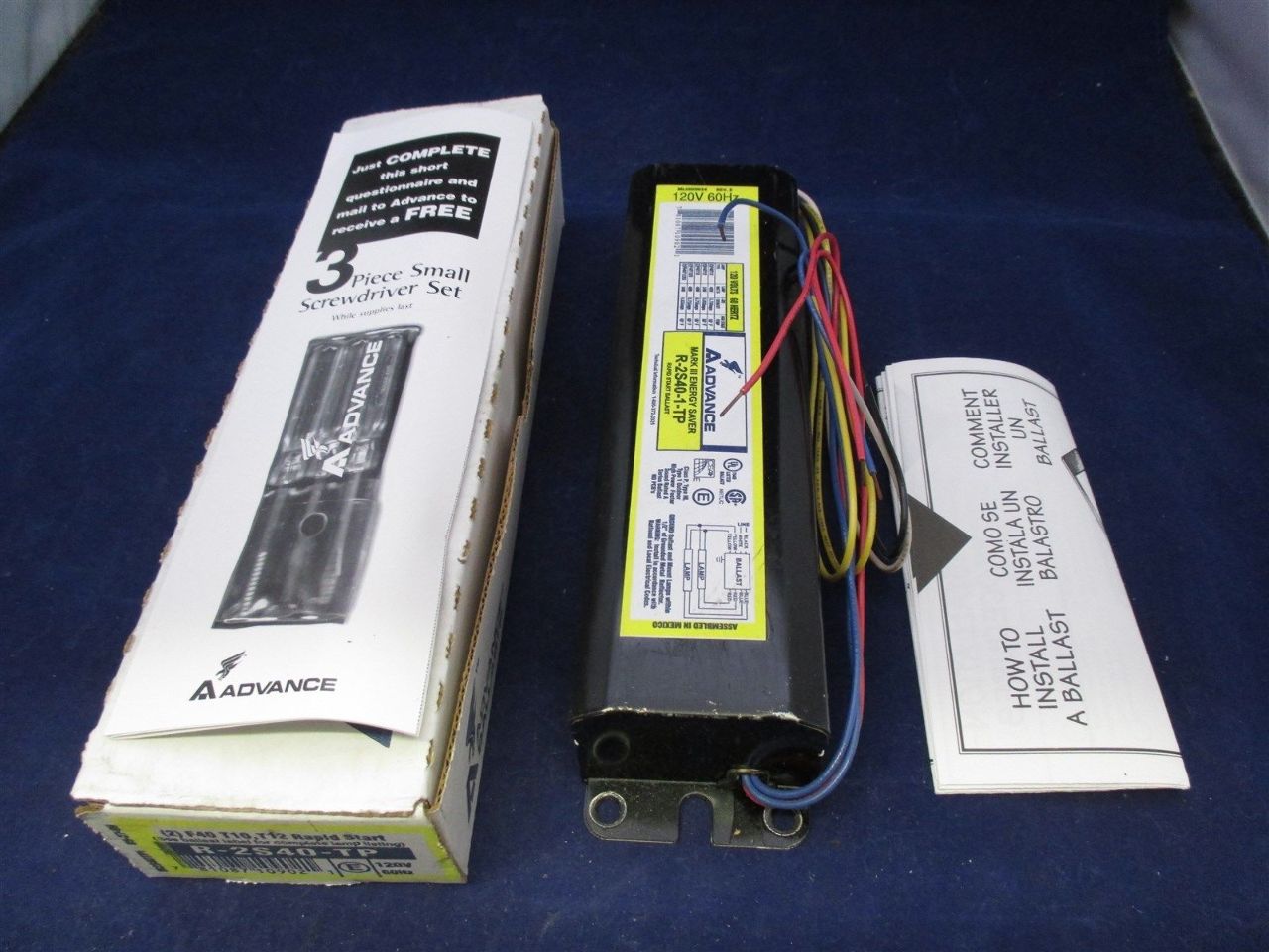 Advance R2S401TP Mark III Energy Saver Ballast new Process Industrial Surplus