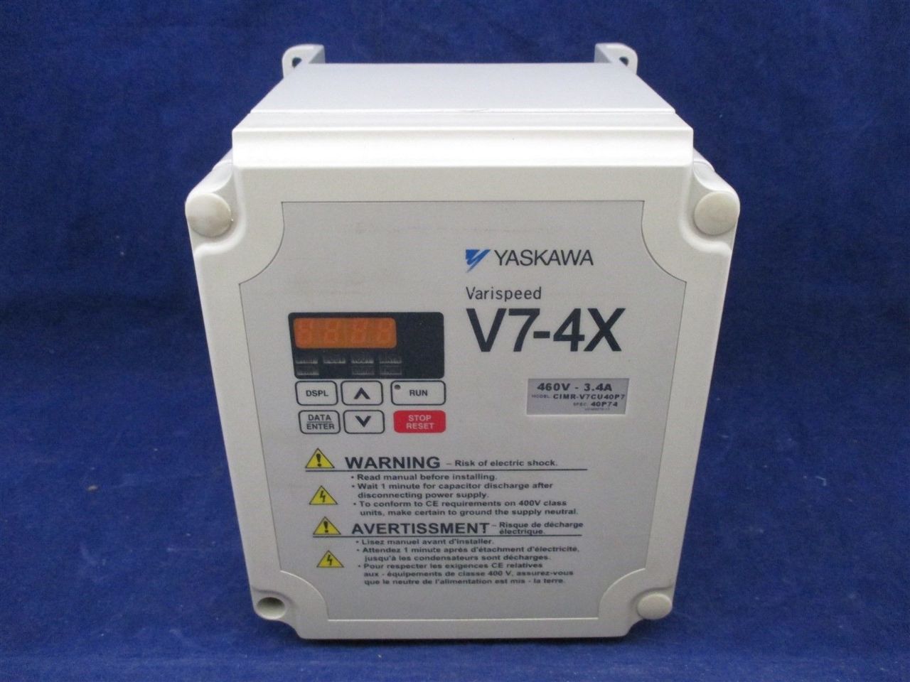 Yaskawa CIMR-V7CU40P74 Varispeed V7-4X AC Drive new | Process ...