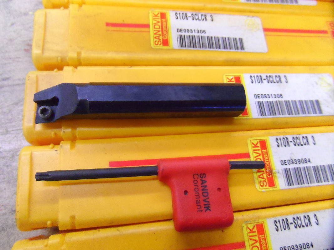 SANDVIK BORING BAR S10R SCLCR 3 SHOTENED TO 3.5'' OAL (LOC299) TS5 eBay