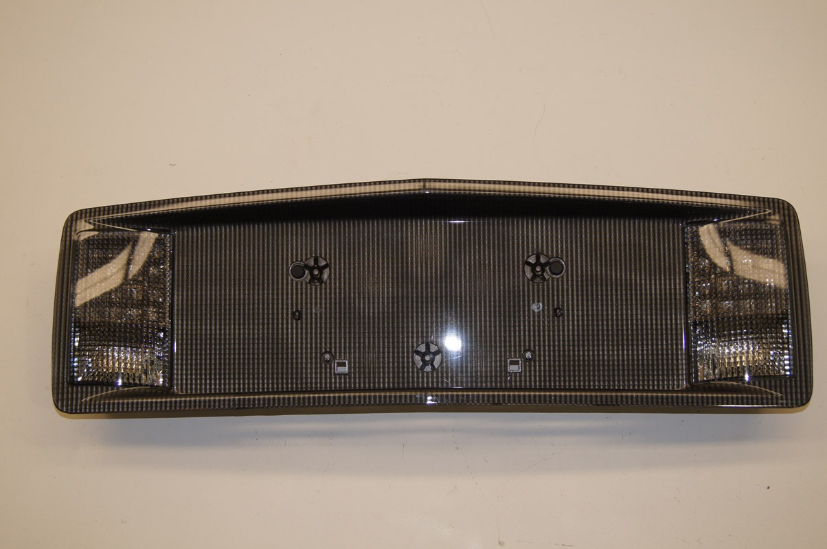 20042009 Cadillac XLR License Plate Panel W/Backup Lamps Tail Lamps