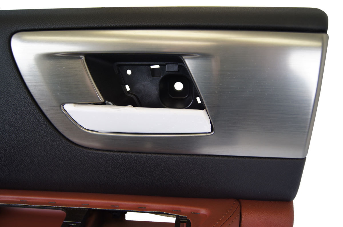 20082009 Hummer H2 Left Rear Door Panel Black Brick New OEM 20823468