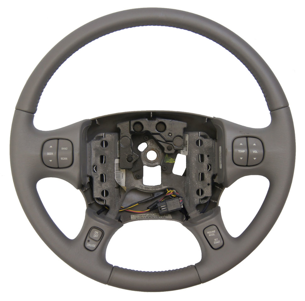 20002005 Buick LeSabre Steering Wheel Med Grey Leather New W/Cruise