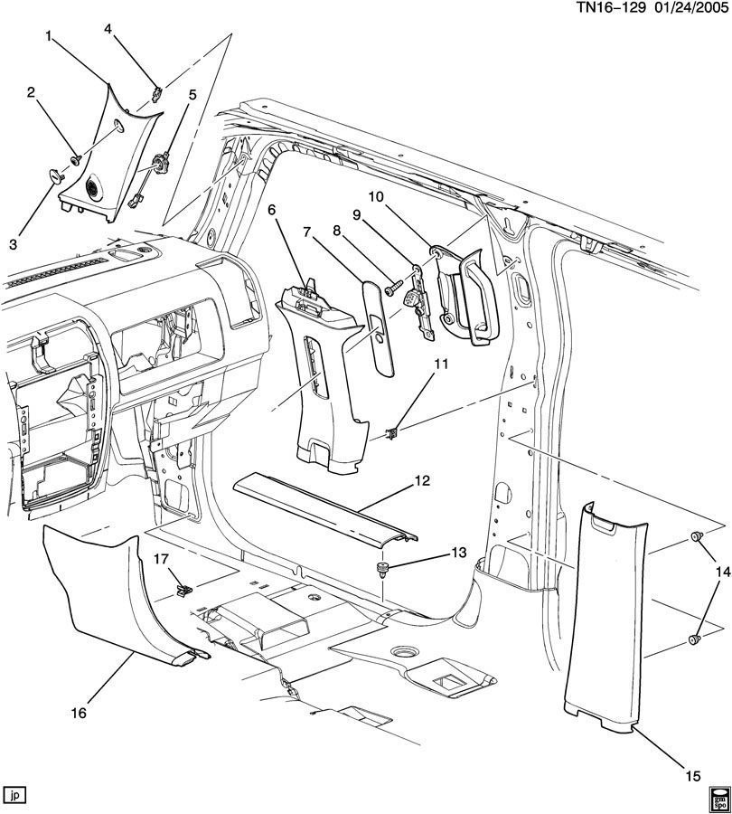 06-10 Hummer H3 Tan Seat Belt B Pillar Panel RH Passenger ... cadillac 49 belt diagram 