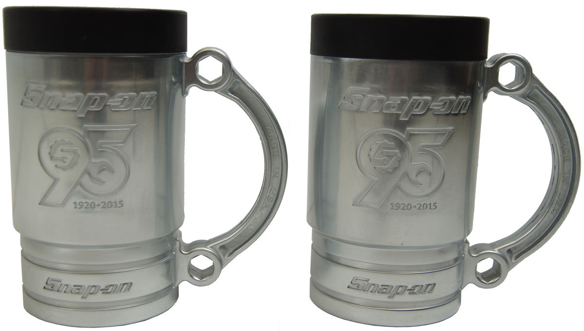 SnapOn 95th Anniversary Limited Edition 2 Piece "Flankard" Socket Mug Set New Factory OEM Parts
