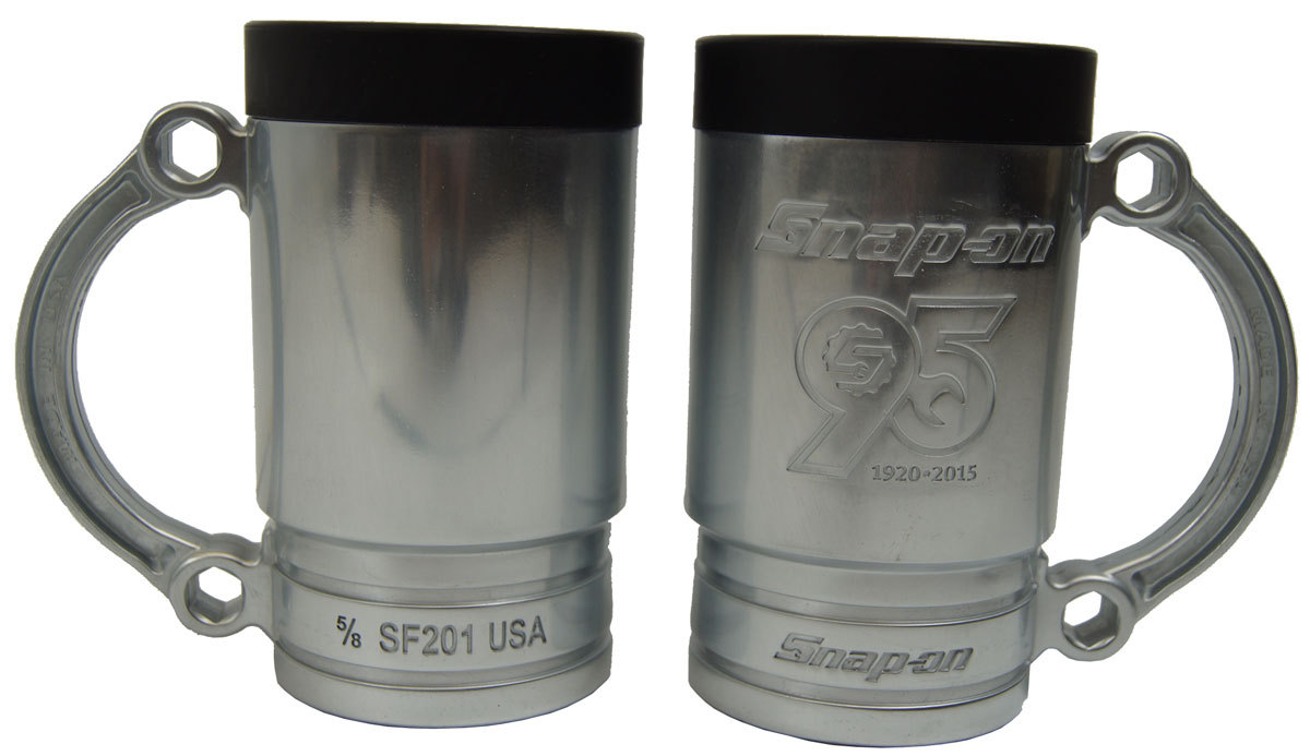 SnapOn 95th Anniversary Limited Edition 2 Piece "Flankard" Socket Mug Set New Factory OEM Parts