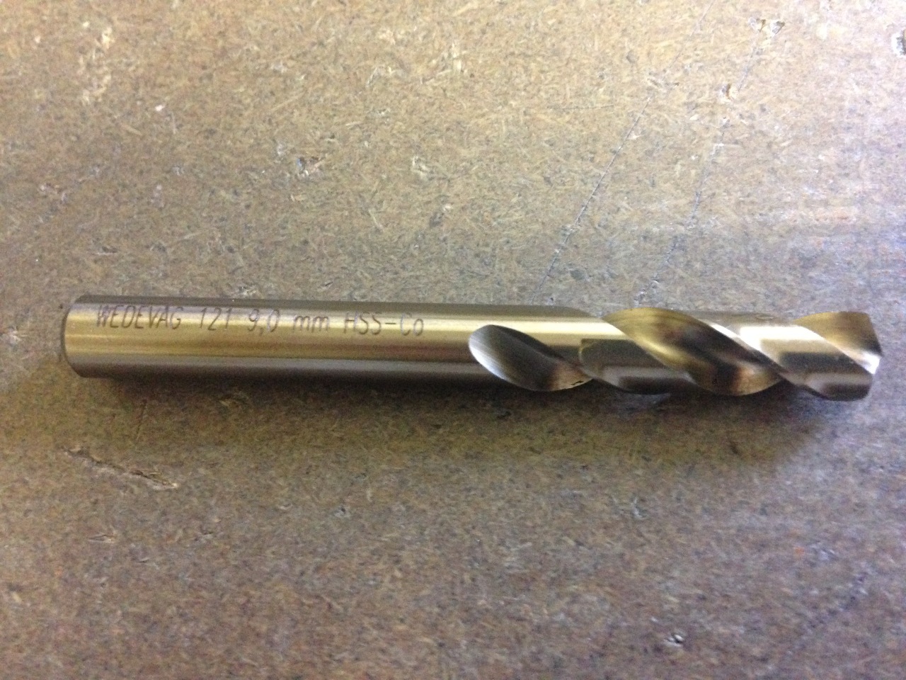 .3543 9mm COBALT SCREW MACHINE LENGTH DRILL