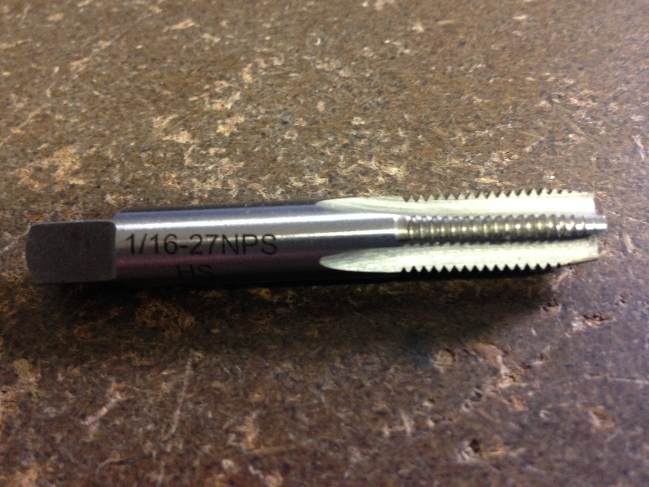 1/1627 NPS HSS PIPE TAP North Bay Cutting Tools