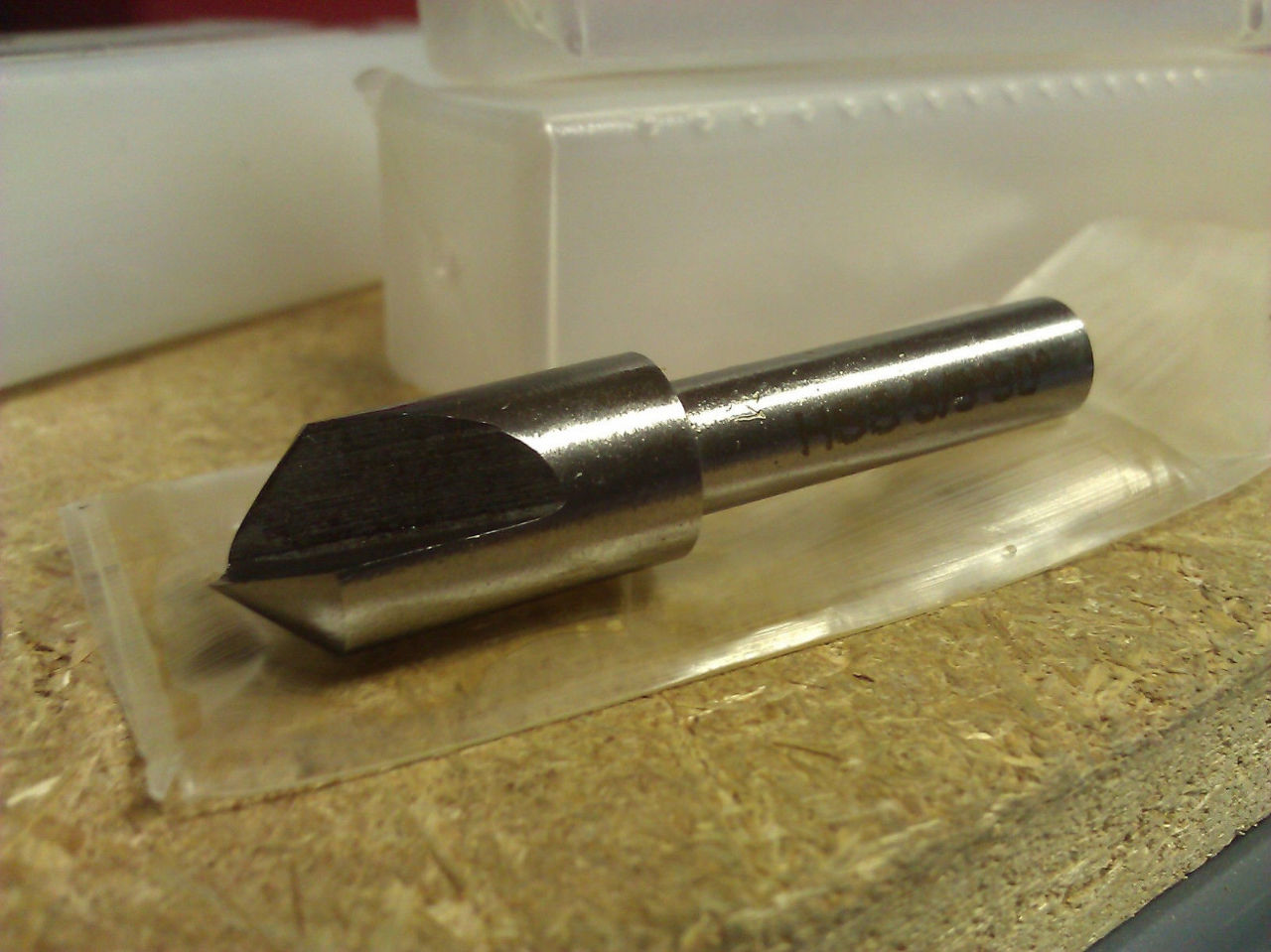 3//8/" 90 DEGREE HIGH SPEED STEEL SINGLE FLUTE COUNTERSINK