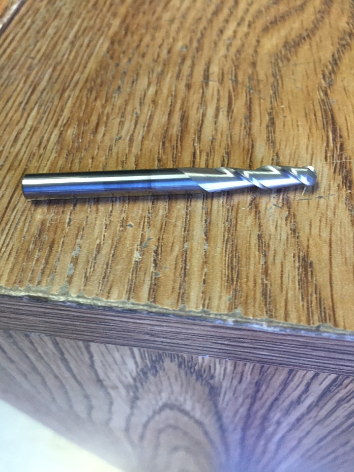 LW0392-1 Wolverine 21//32/" HSS 3 Flute Single Ball End End Mill.