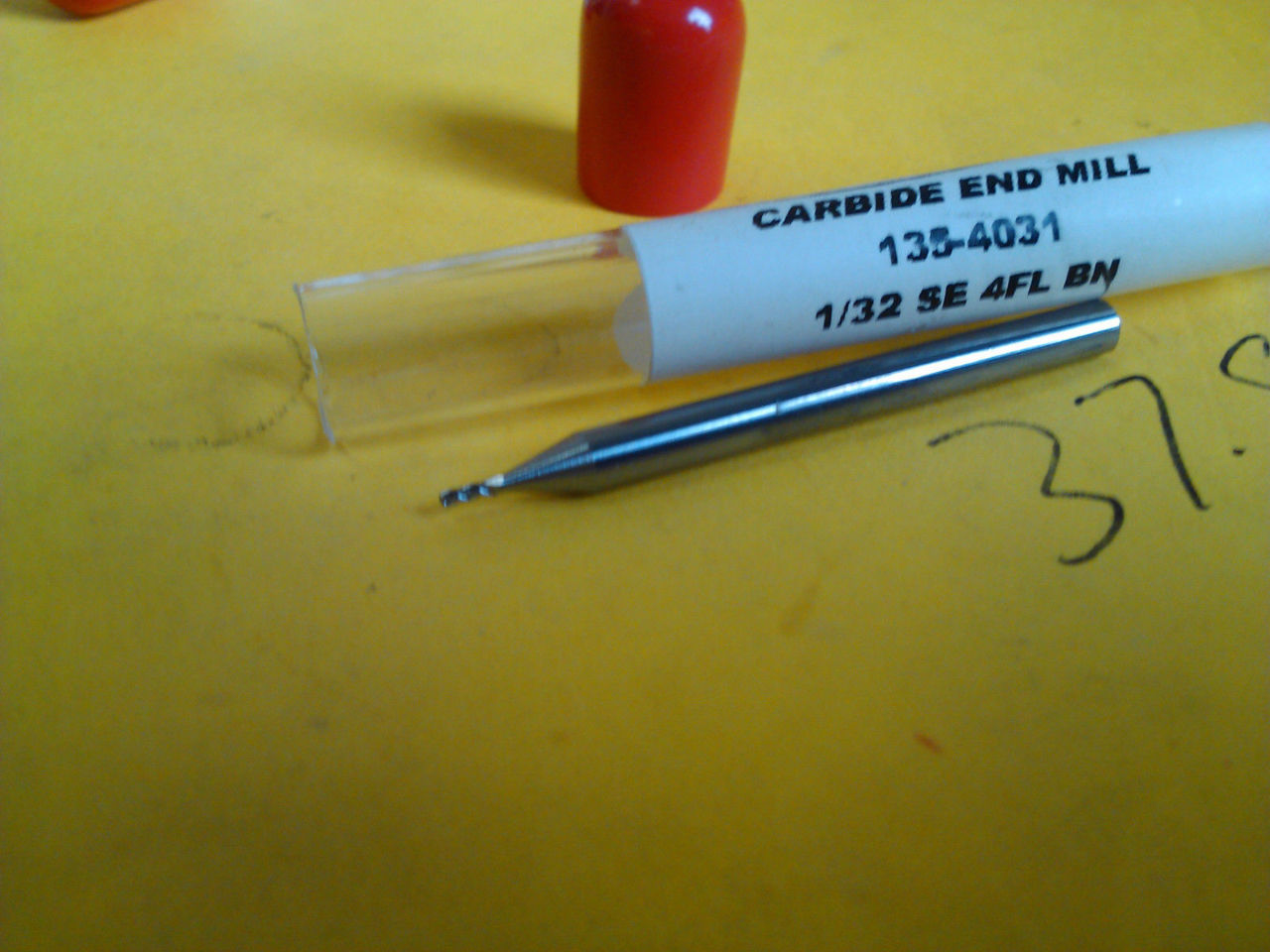 3//32/" 4 FLUTE SINGLE END CARBIDE BALL END MILL