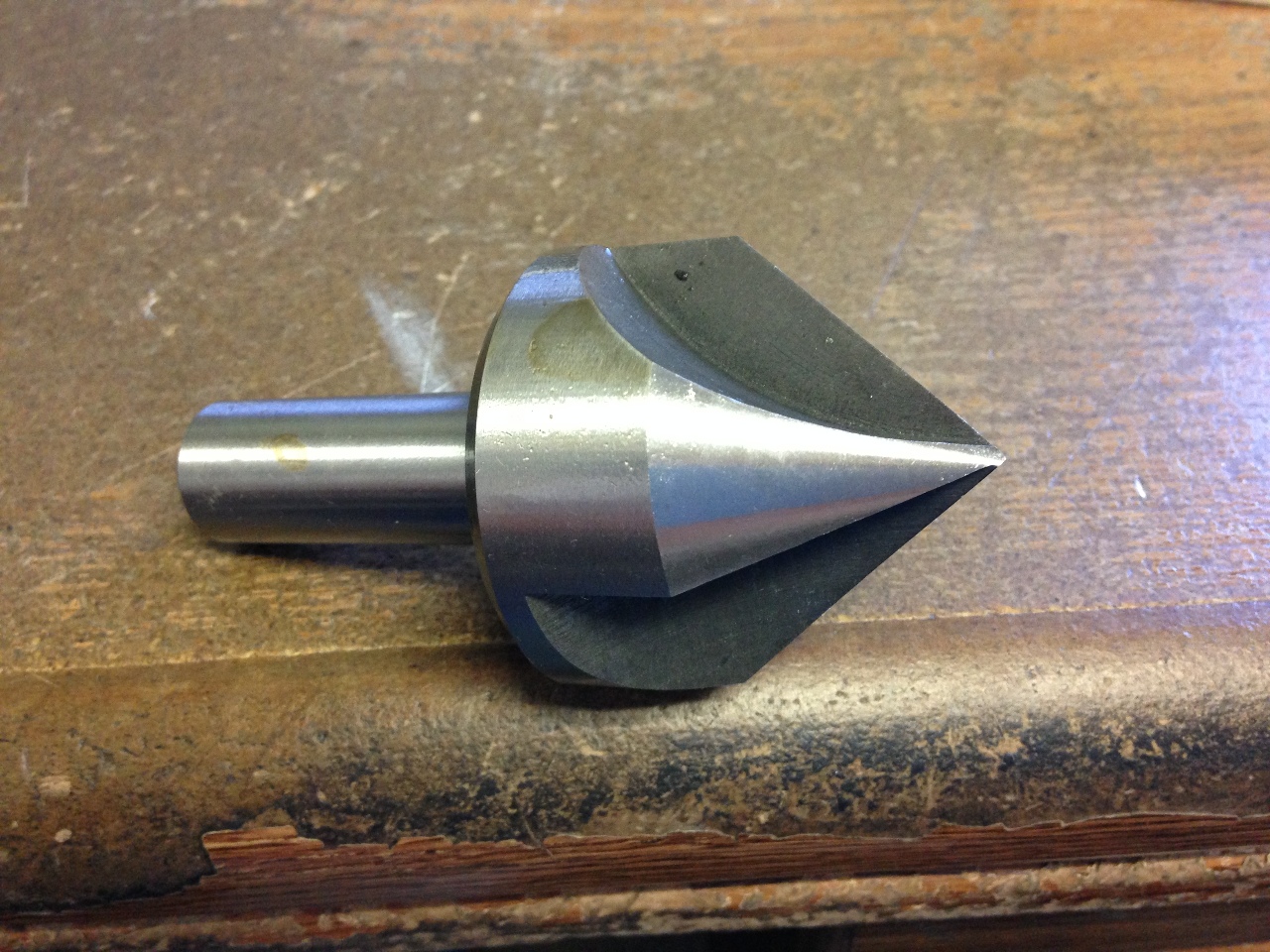 2" 82 DEGREE HIGH SPEED STEEL 3 FLUTE COUNTERSINK 3/4" SHANK North