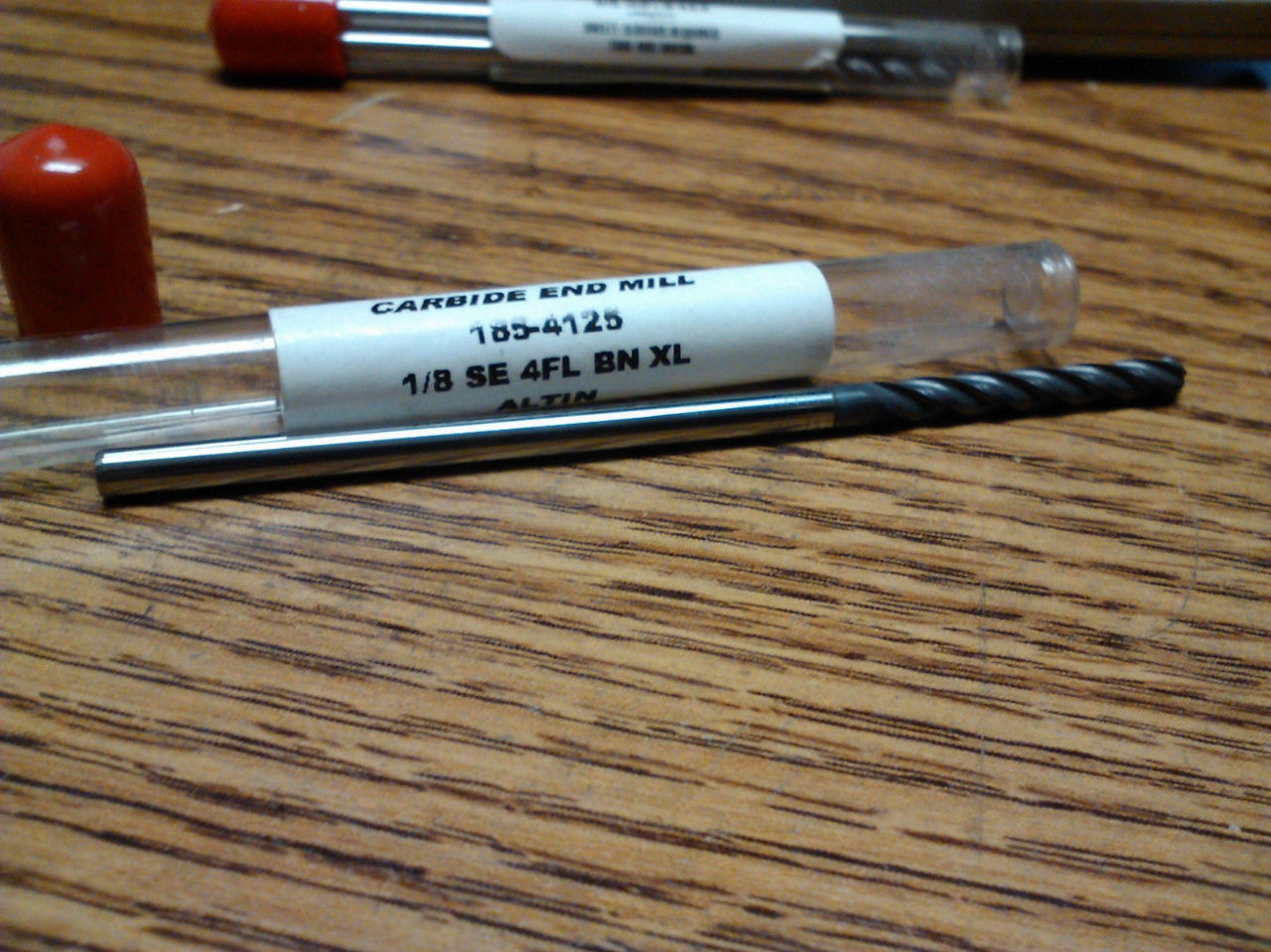 .125" 1/8" 4 FLUTE ExLONG LENGTH AlTiN COATED CARBIDE BALL END MILL 1/