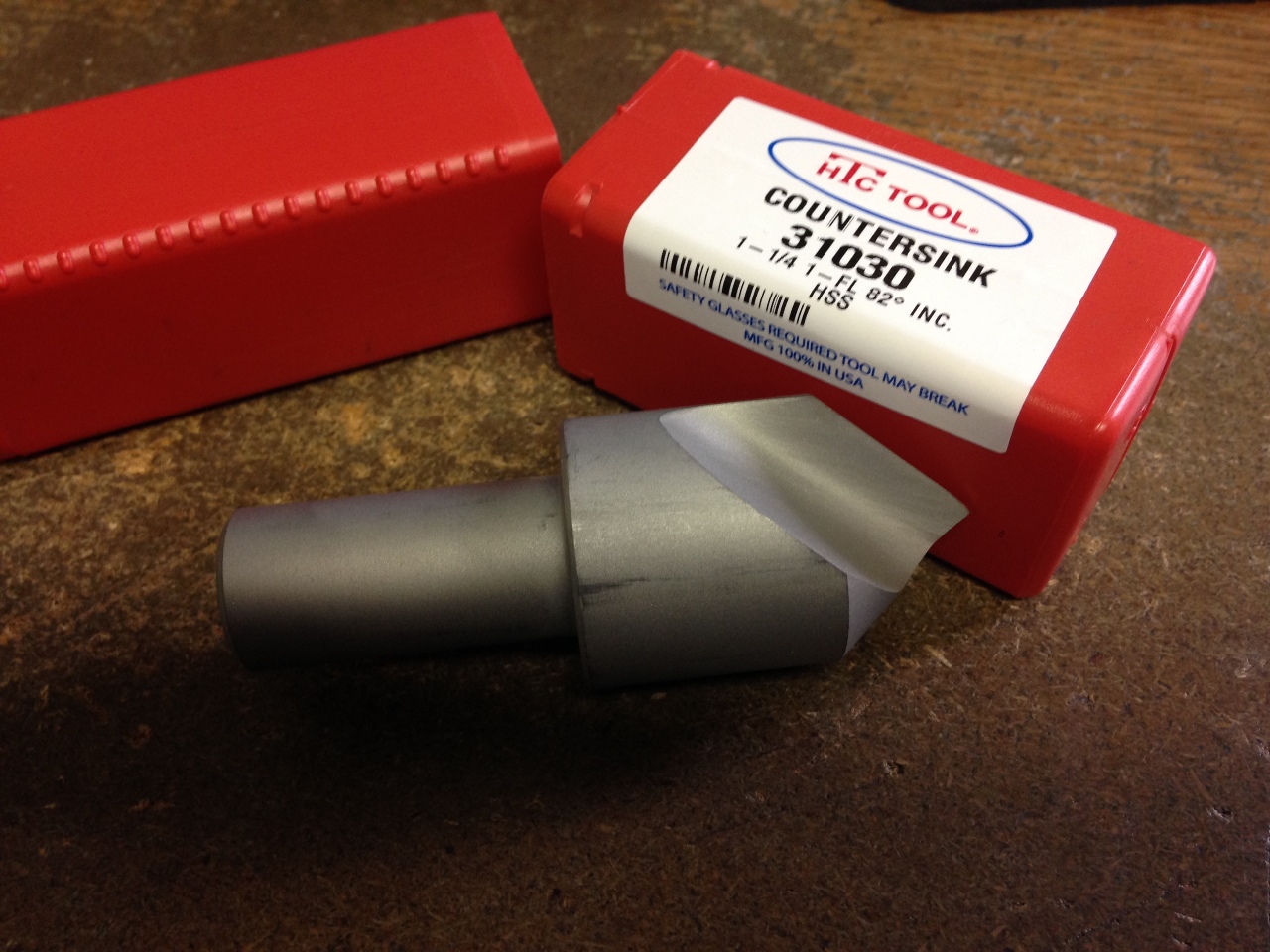 11/4" 82 DEGREE HIGH SPEED STEEL SINGLE FLUTE COUNTERSINK North Bay