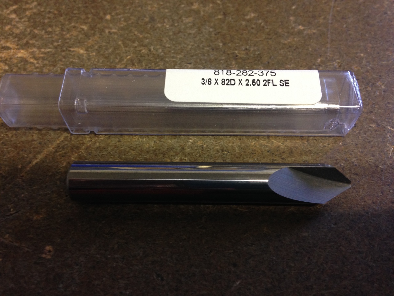 3//8/" 2 FLUTE 82 DEGREE CARBIDE CHAMFER MILL