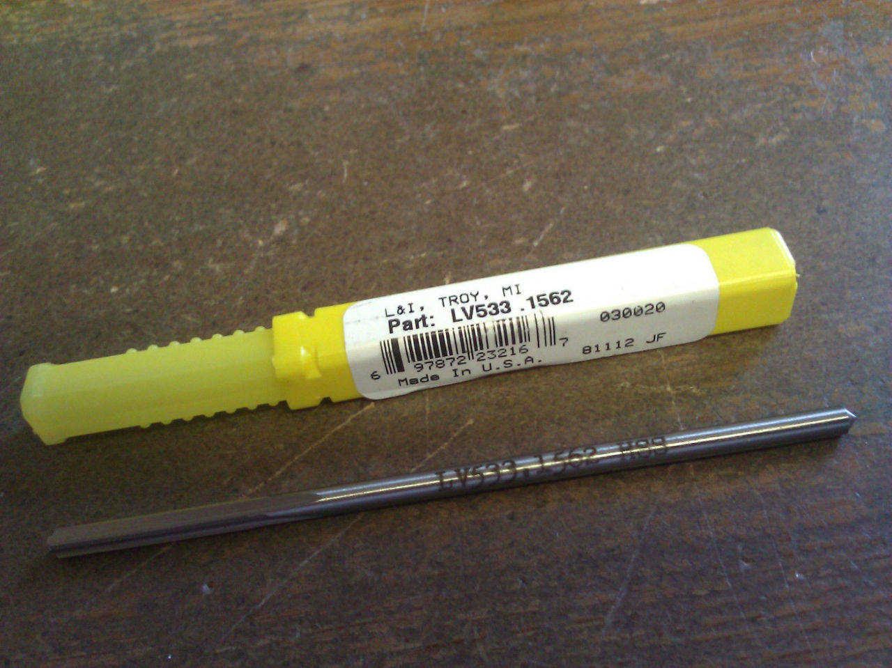 .1562/" 5//32/" CARBIDE CHUCKING REAMER