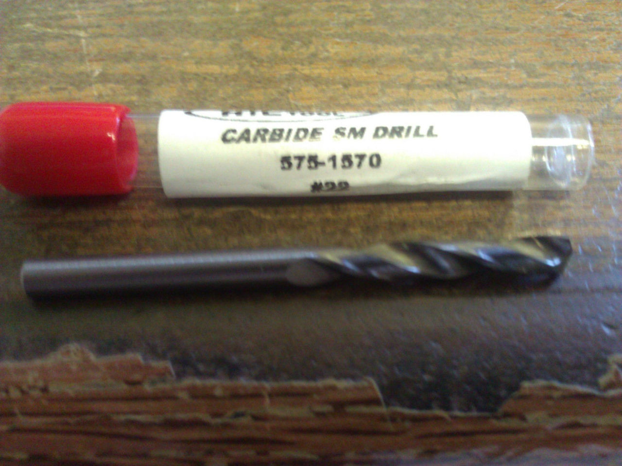 .1570/" #22 CARBIDE SCREW MACHINE LENGTH DRILL 135d SPLIT PT