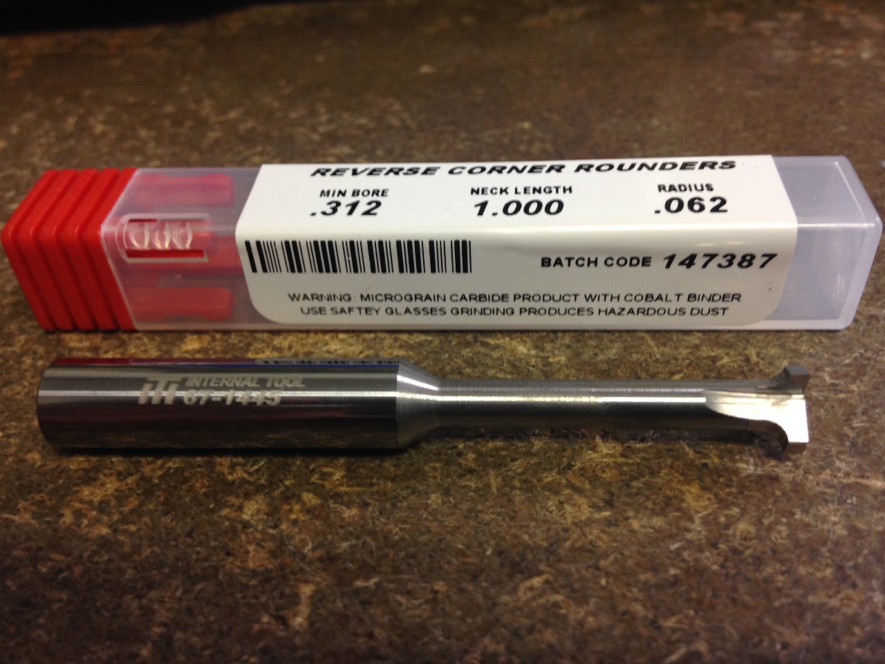 .0625 1//16/" RADIUS HIGH SPEED STEEL CORNER ROUNDING END MILL