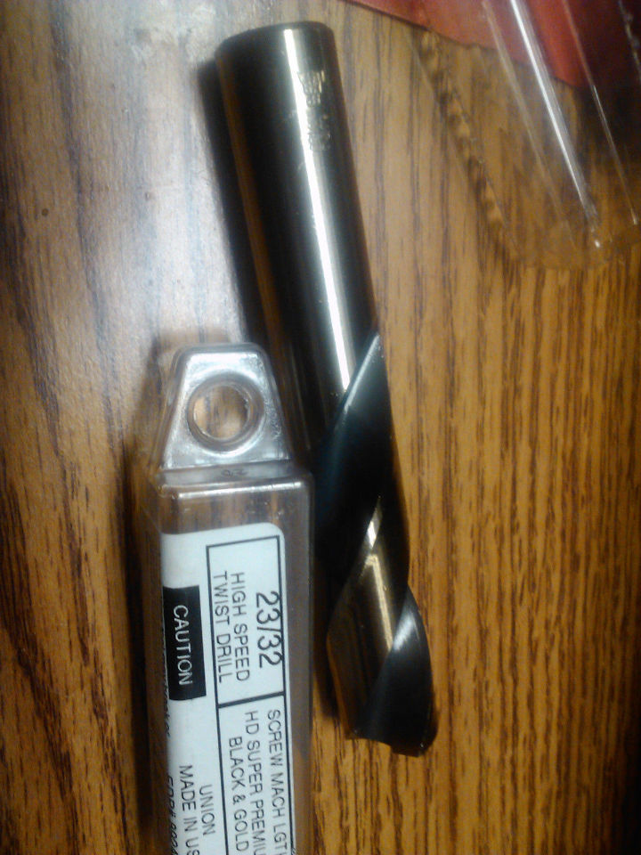 .7188" 23/32" PREMIUM STEEL STUB LENGTH DRILL 135 DEGREE SPLIT POINT