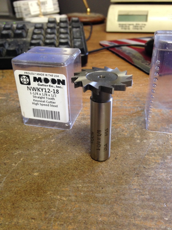 1/8" x 11/4" HIGH SPEED STEEL NARROW WIDTH KEYSEAT CUTTER North Bay