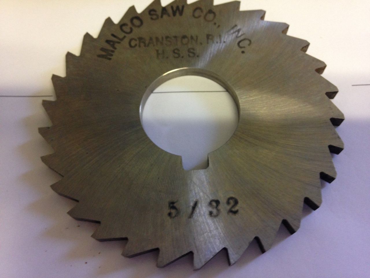 .1562" 5/32" X 3" X 1" ARBOR HOLE HIGH SPEED STEEL PLAIN METAL SLITTING