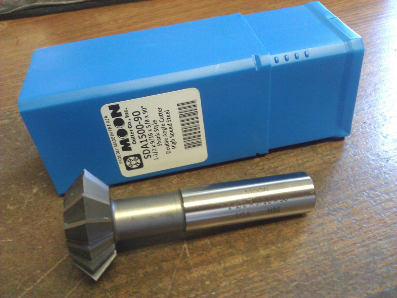 11/2" 90 DEGREE INCLUDED ANGLE DOUBLE ANGLE CUTTER North Bay Cutting