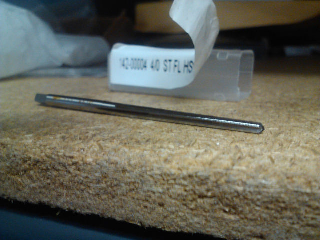 #4/0 HIGH SPEED STEEL STRAIGHT FLUTE TAPER PIN REAMER