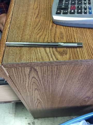 #8 HSS STRAIGHT FLUTE TAPER PIN REAMER