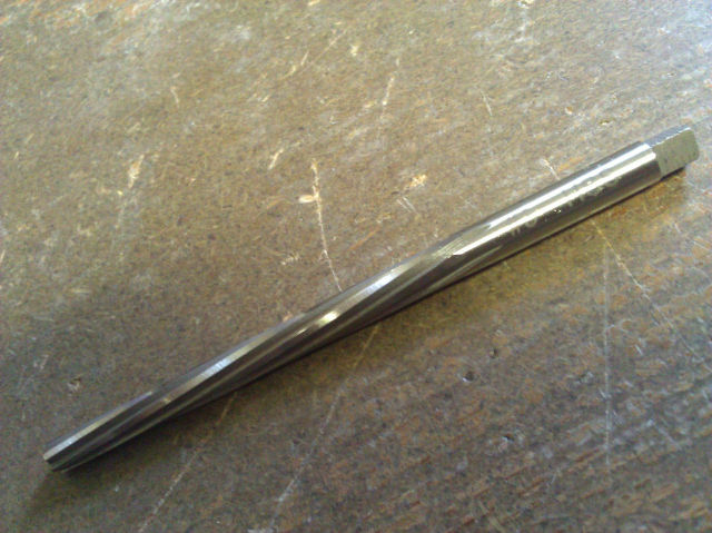 #3 HIGH SPEED STEEL SPIRAL FLUTE TAPER PIN REAMER