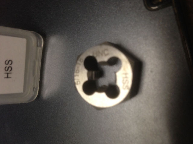 5/16-18 CARBON STEEL HEXAGONAL DIE