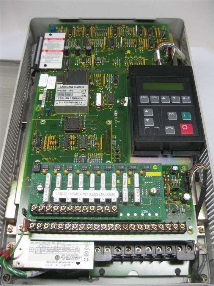 Allen Bradley 1336SB015AAEN4 Sensorless Vector VFD Speed Control eBay