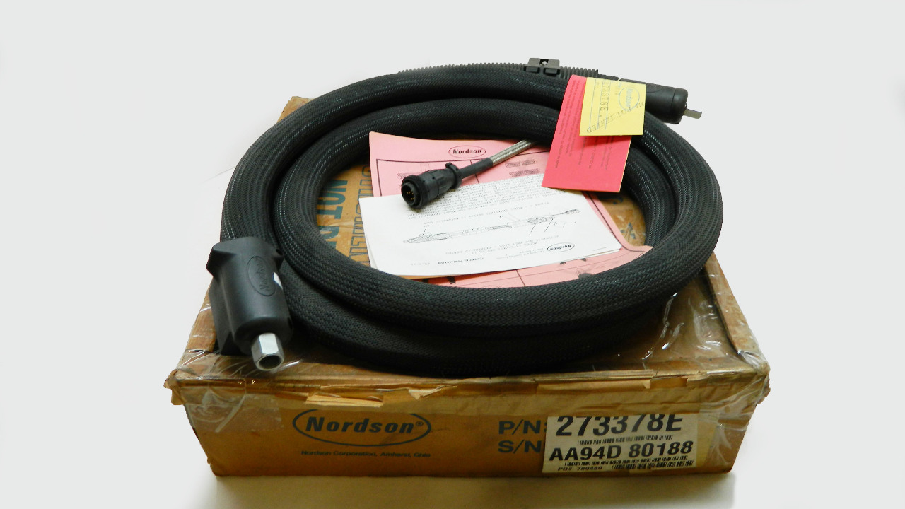 Nordson 273378E Heated Glue Hose 10 Ft. 230Vac 225 Watt New eBay