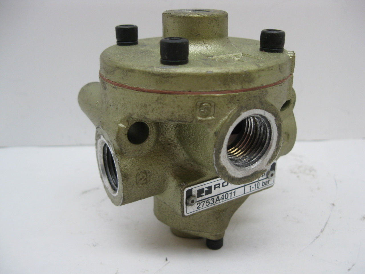 Ross 2753A4011 Poppet Valve Pneumatic Pilot 3/8" NPT Quick Exhaust eBay