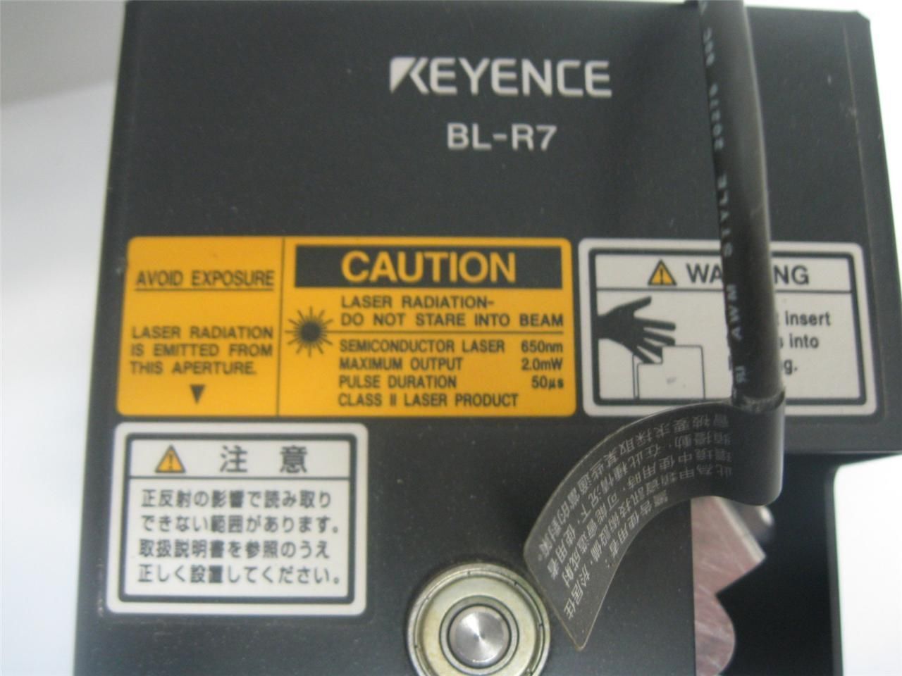 Keyence BL1300 Digital Barcode Reader with BLR7 Sweep Raster Unit eBay