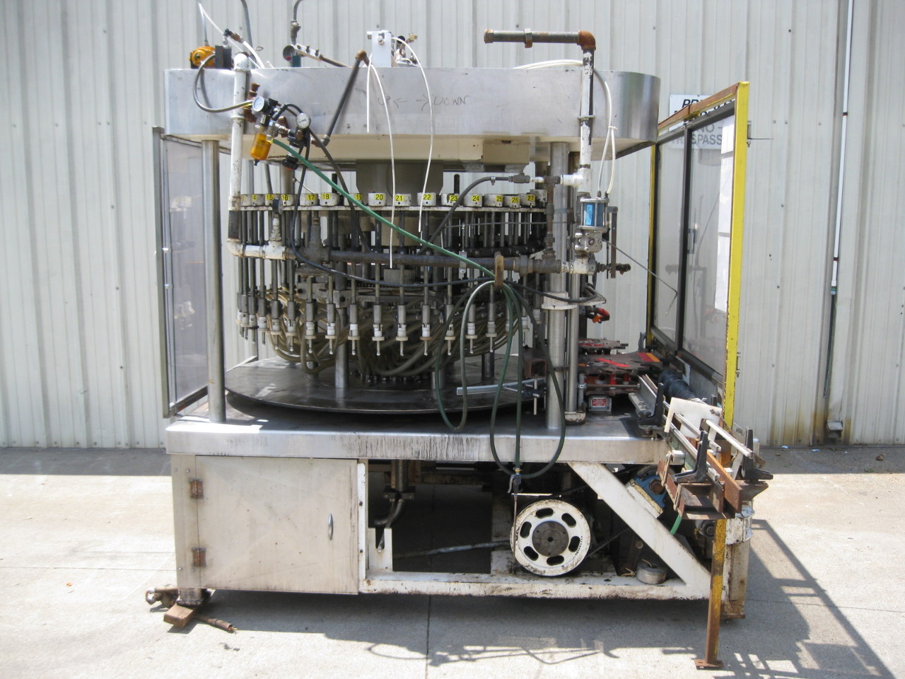 MRM Elgin 48 Head Rotary Vacuum Filler Bottle Filling Machine eBay