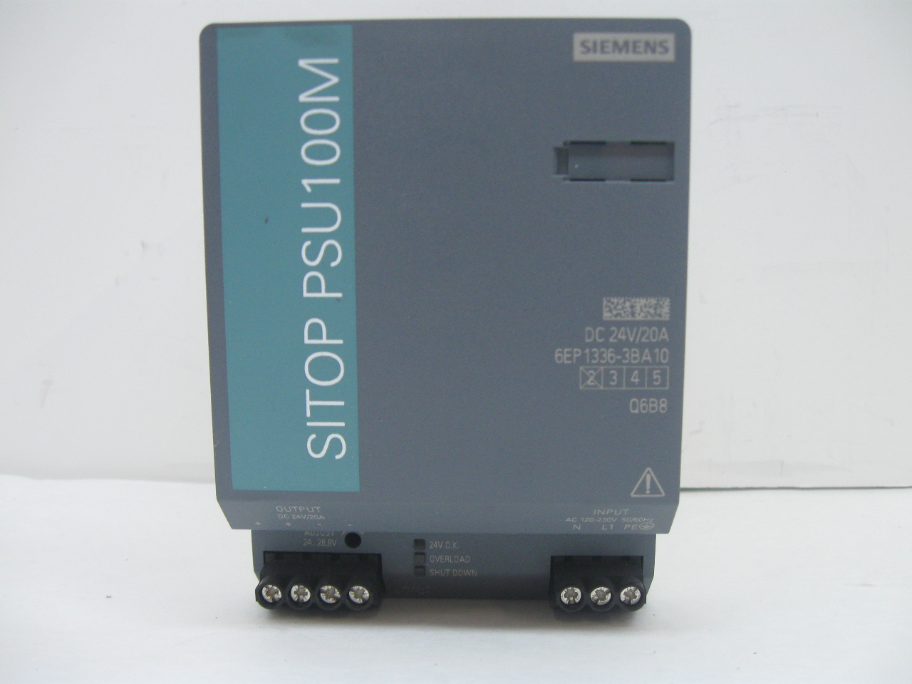 Siemens PSU100M Sitop Power Supply 6EP13363BA10 Output 24Vdc 20 Amp eBay